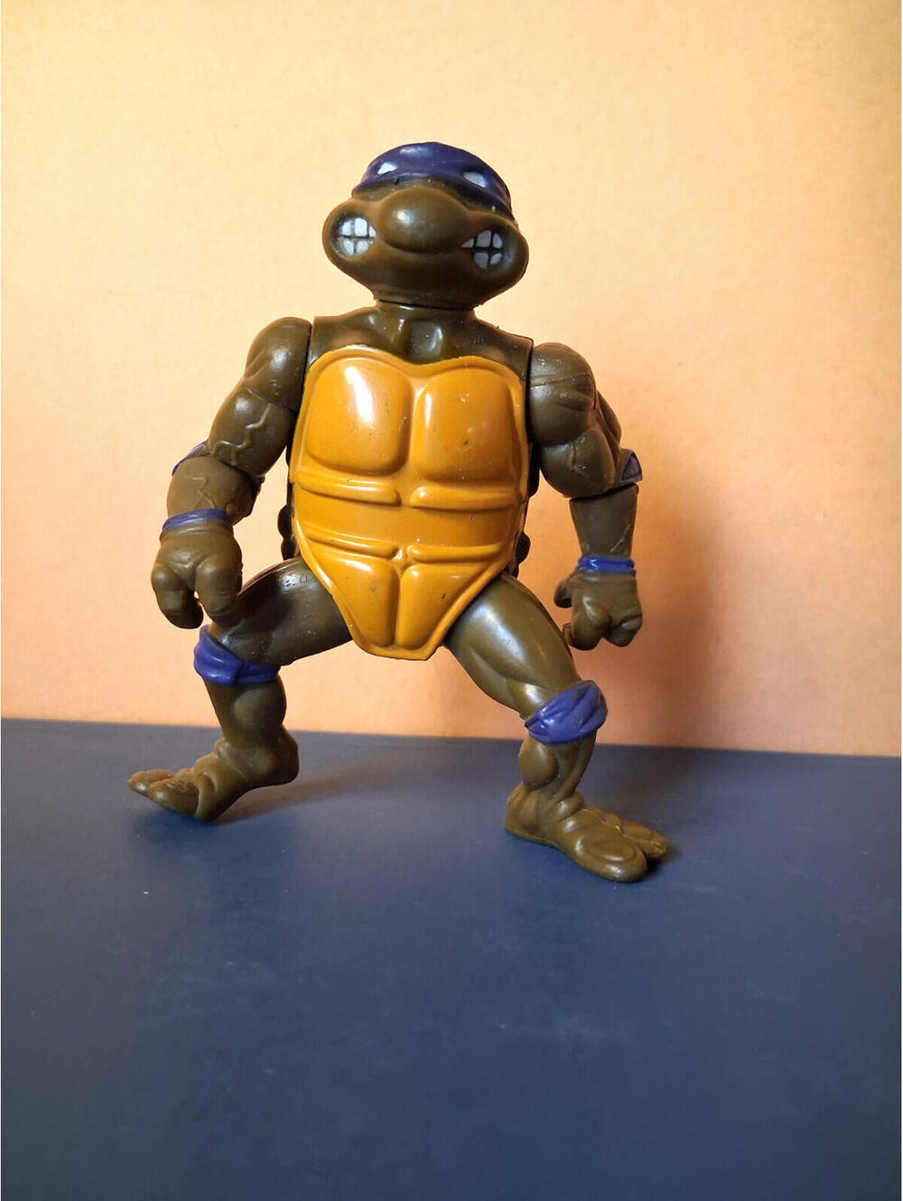 VTG 1988 DONATELLO TMNT Playmates Hard Head Ninja Turtles Action Figure TOY